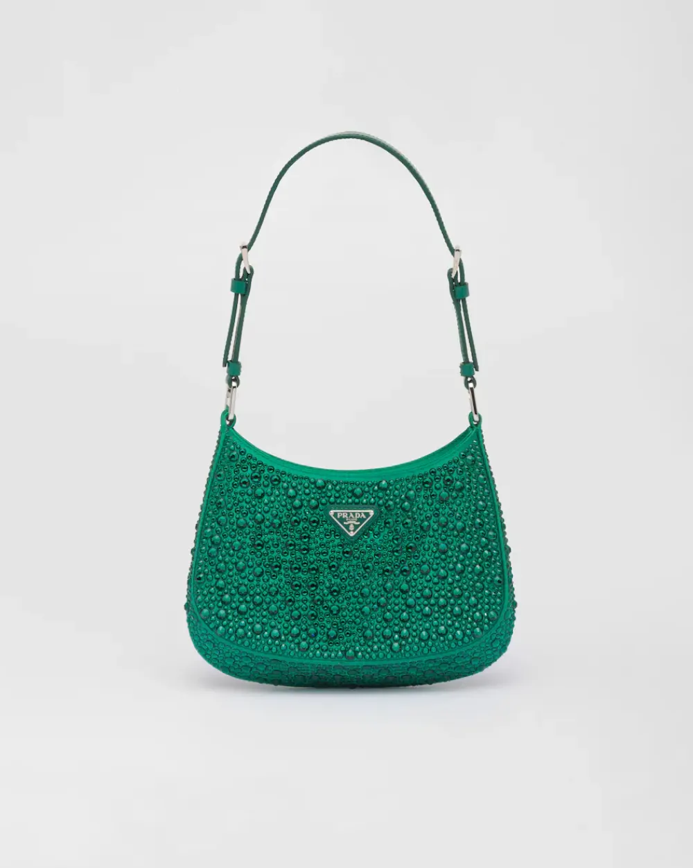 Prada PRADA CLEO^Bolso De Satén Cleo Con Cristales