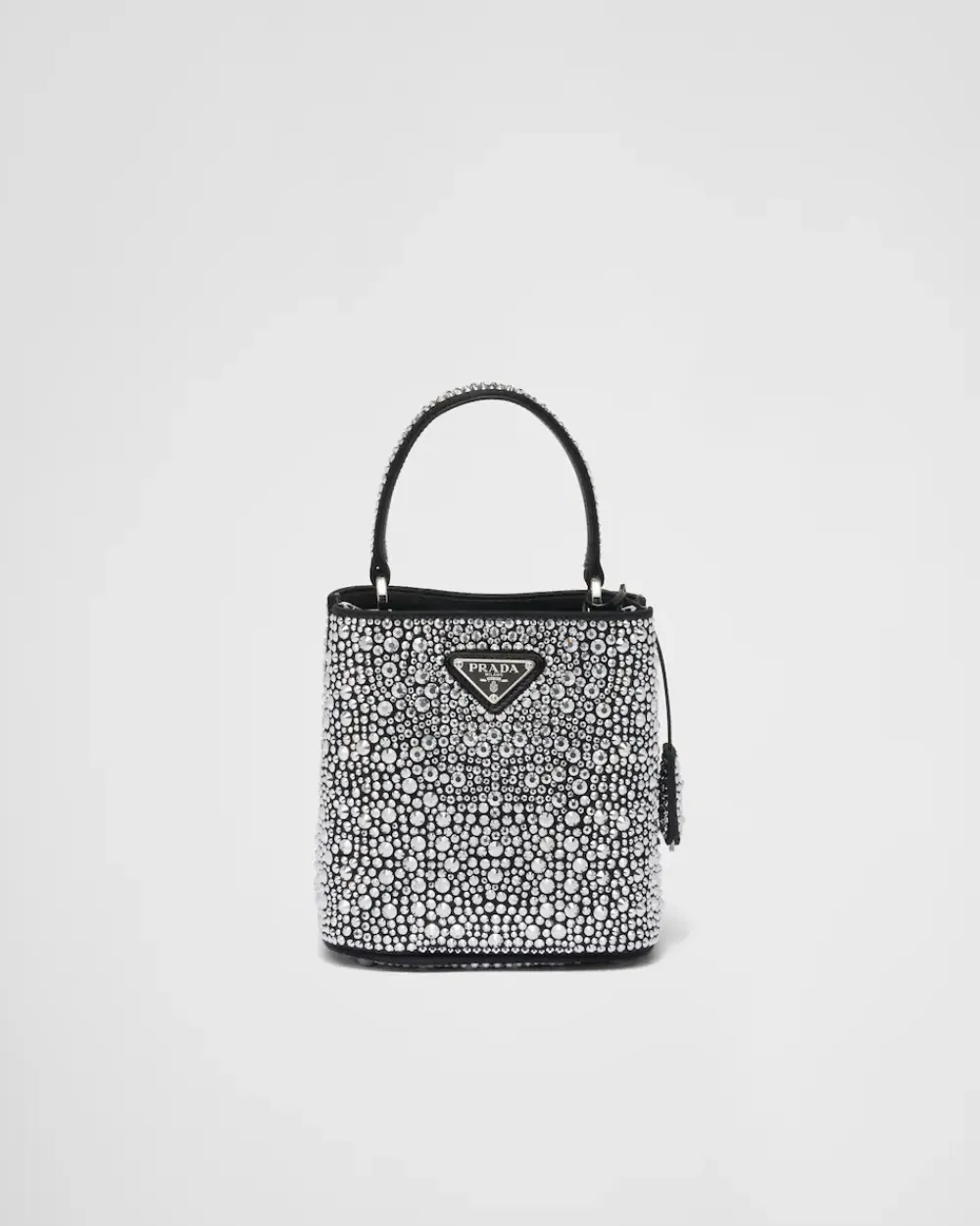 Mujer Prada BOLSOS CON ASA SUPERIOR|BOLSOS CON ASA SUPERIOR^Bolso De Satén Panier Con Cristales