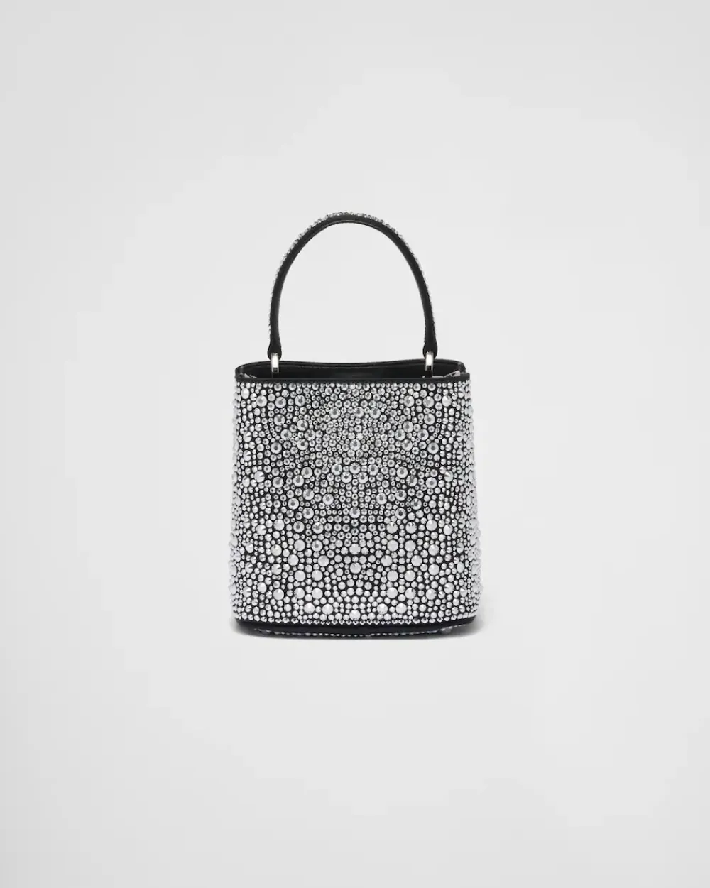 Mujer Prada BOLSOS CON ASA SUPERIOR|BOLSOS CON ASA SUPERIOR^Bolso De Satén Panier Con Cristales