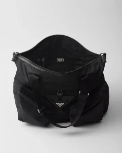 Hombre Prada BOLSOS DE VIAJE|BOLSOS GRANDES^Bolso De Viaje De Re-nylon Y Piel