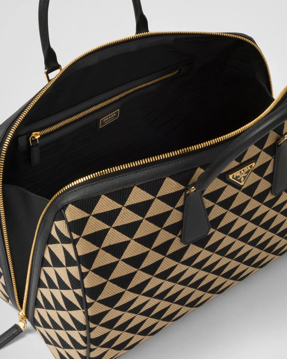 Mujer/Hombre Prada BOLSOS DE VIAJE|BOLSOS DE VIAJE^Bolso De Viaje Symbole De Tela Bordada