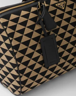 Mujer/Hombre Prada BOLSOS DE VIAJE|BOLSOS DE VIAJE^Bolso De Viaje Symbole De Tela Bordada