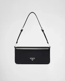 Mujer Prada BOLSOS DE HOMBRO|BOLSOS DE HOMBRO^Bolso Femme De Piel Cepillada De