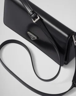 Mujer Prada BOLSOS DE HOMBRO|BOLSOS DE HOMBRO^Bolso Femme De Piel Cepillada De