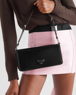 Mujer Prada BOLSOS DE HOMBRO|BOLSOS DE HOMBRO^Bolso Femme De Piel Cepillada De