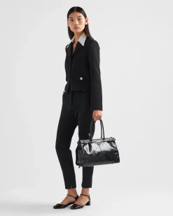 Mujer Prada BOLSOS CON ASA SUPERIOR|BOLSOS CON ASA SUPERIOR^Bolso Grande De Piel