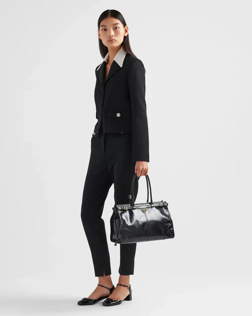 Mujer Prada BOLSOS CON ASA SUPERIOR|BOLSOS CON ASA SUPERIOR^Bolso Grande De Piel