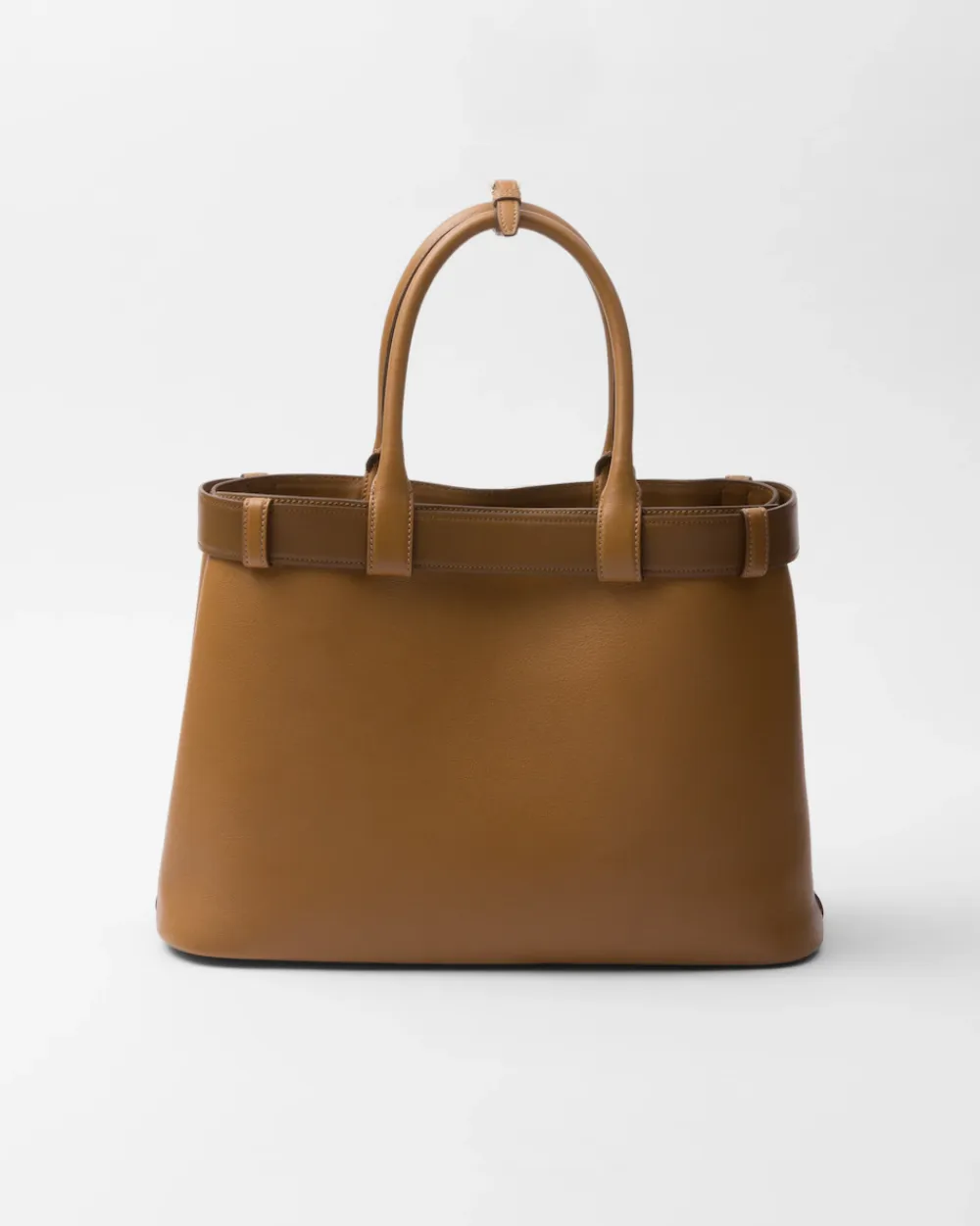 Mujer Prada PRADA BUCKLE|BOLSOS CON ASA SUPERIOR^Bolso Grande De Piel Buckle Con Cinturón