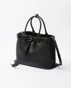 Mujer Prada PRADA BUCKLE|BOLSOS CON ASA SUPERIOR^Bolso Grande De Piel Buckle Con Cinturón