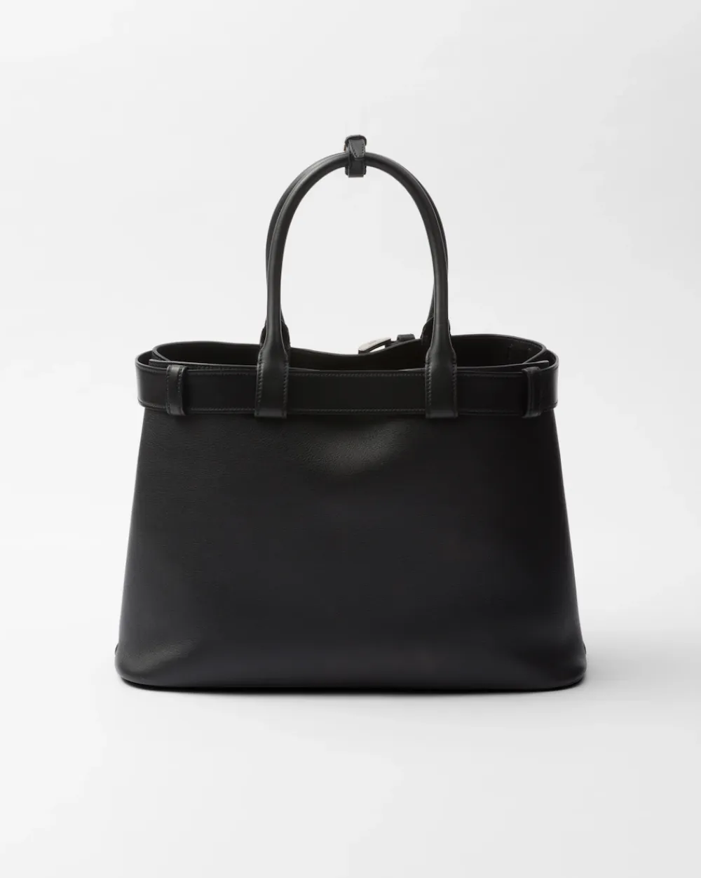 Mujer Prada PRADA BUCKLE|BOLSOS CON ASA SUPERIOR^Bolso Grande De Piel Buckle Con Cinturón