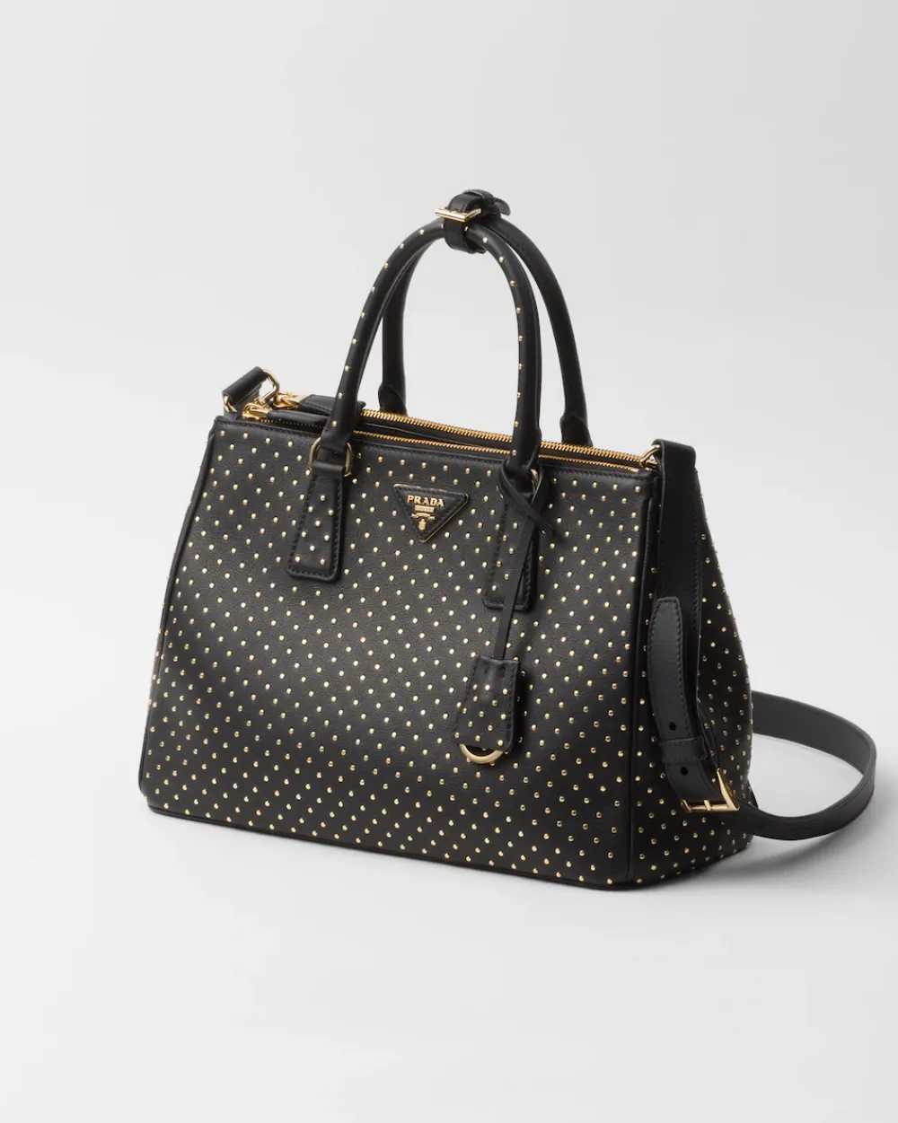 Prada PRADA GALLERIA^Bolso Grande Galleria De Piel Con Tachuelas