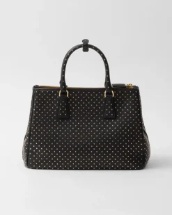 Prada PRADA GALLERIA^Bolso Grande Galleria De Piel Con Tachuelas