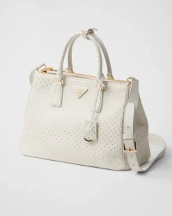 Mujer Prada PRADA GALLERIA|BOLSOS CON ASA SUPERIOR^Bolso Grande Galleria De Piel Con Tachuelas