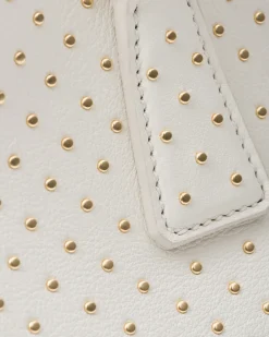 Mujer Prada PRADA GALLERIA|BOLSOS CON ASA SUPERIOR^Bolso Grande Galleria De Piel Con Tachuelas