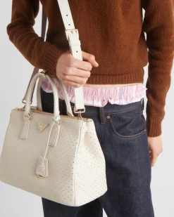Mujer Prada PRADA GALLERIA|BOLSOS CON ASA SUPERIOR^Bolso Grande Galleria De Piel Con Tachuelas