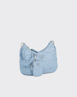Mujer Prada COLECCIÓN FEMENINA|BOLSOS DE HOMBRO^Bolso Hobo De Re-nylon Acolchado