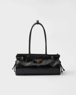 Mujer Prada BOLSOS CON ASA SUPERIOR|BOLSOS CON ASA SUPERIOR^Bolso Mediano De Piel