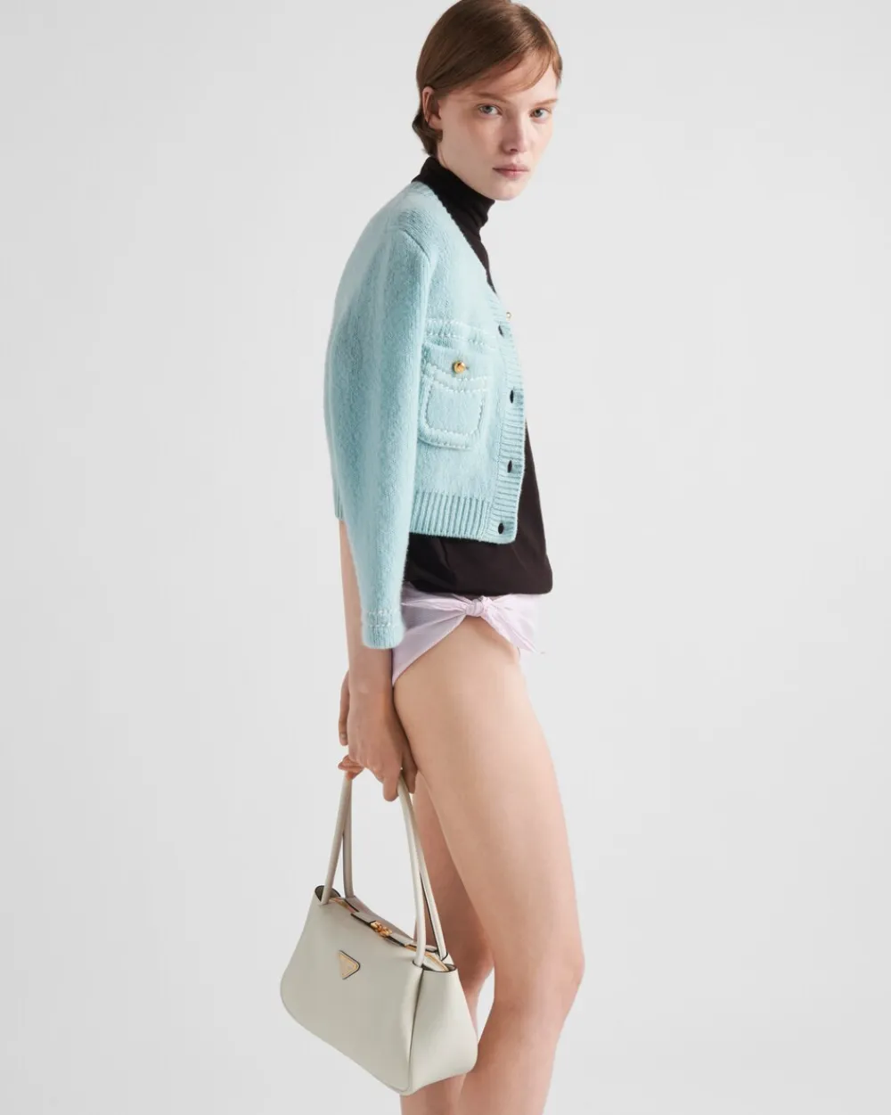 Mujer Prada BOLSOS CON ASA SUPERIOR|BOLSOS CON ASA SUPERIOR^Bolso Mediano De Piel