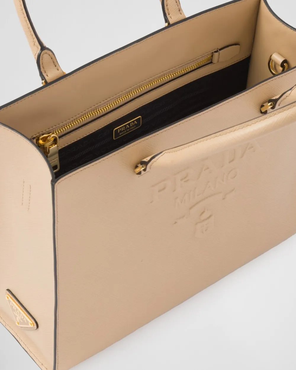 Mujer Prada BOLSOS GRANDES|BOLSOS GRANDES^Bolso Mediano De Piel Saffiano