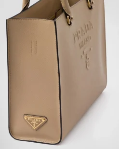 Mujer Prada BOLSOS GRANDES|BOLSOS GRANDES^Bolso Mediano De Piel Saffiano