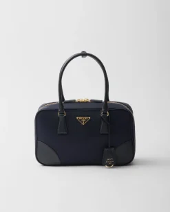 Mujer Prada COLECCIÓN FEMENINA|BOLSOS CON ASA SUPERIOR^Bolso Mediano De Re-nylon Y Piel Saffiano Con Dos Asas Re-edition 1978