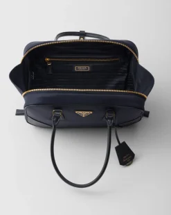 Mujer Prada COLECCIÓN FEMENINA|BOLSOS CON ASA SUPERIOR^Bolso Mediano De Re-nylon Y Piel Saffiano Con Dos Asas Re-edition 1978