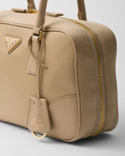 Mujer Prada COLECCIÓN FEMENINA|BOLSOS CON ASA SUPERIOR^Bolso Mediano De Re-nylon Y Piel Saffiano Con Dos Asas Re-edition 1978