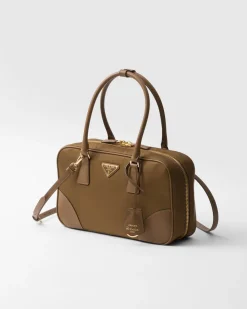 Mujer Prada COLECCIÓN FEMENINA|BOLSOS CON ASA SUPERIOR^Bolso Mediano De Re-nylon Y Piel Saffiano Con Dos Asas Re-edition 1978
