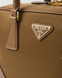Mujer Prada COLECCIÓN FEMENINA|BOLSOS CON ASA SUPERIOR^Bolso Mediano De Re-nylon Y Piel Saffiano Con Dos Asas Re-edition 1978