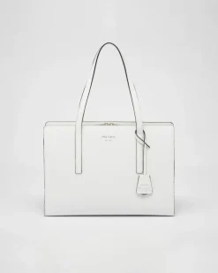 Mujer Prada BOLSOS CON ASA SUPERIOR|BOLSOS CON ASA SUPERIOR^Bolso Mediano En Piel Cepillada Re-edition 1995