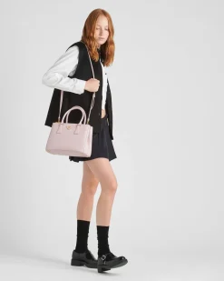 Mujer Prada BOLSOS CON ASA SUPERIOR|BOLSOS CON ASA SUPERIOR^Bolso Mediano Galleria De Piel Saffiano