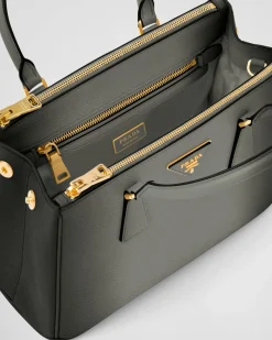 Mujer Prada BOLSOS CON ASA SUPERIOR|BOLSOS CON ASA SUPERIOR^Bolso Mediano Galleria De Piel Saffiano Sombreada