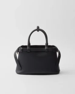 Mujer Prada PRADA BUCKLE|BOLSOS CON ASA SUPERIOR^Bolso Pequeño De Piel Buckle Con Doble Cinturón