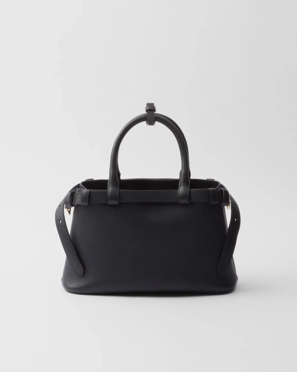 Mujer Prada PRADA BUCKLE|BOLSOS CON ASA SUPERIOR^Bolso Pequeño De Piel Buckle Con Doble Cinturón