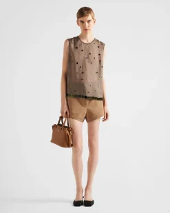 Mujer Prada PRADA BUCKLE|BOLSOS CON ASA SUPERIOR^Bolso Pequeño De Piel Buckle Con Doble Cinturón