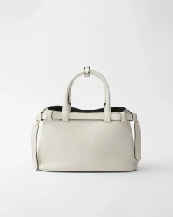 Mujer Prada PRADA BUCKLE|BOLSOS CON ASA SUPERIOR^Bolso Pequeño De Piel Buckle Con Doble Cinturón
