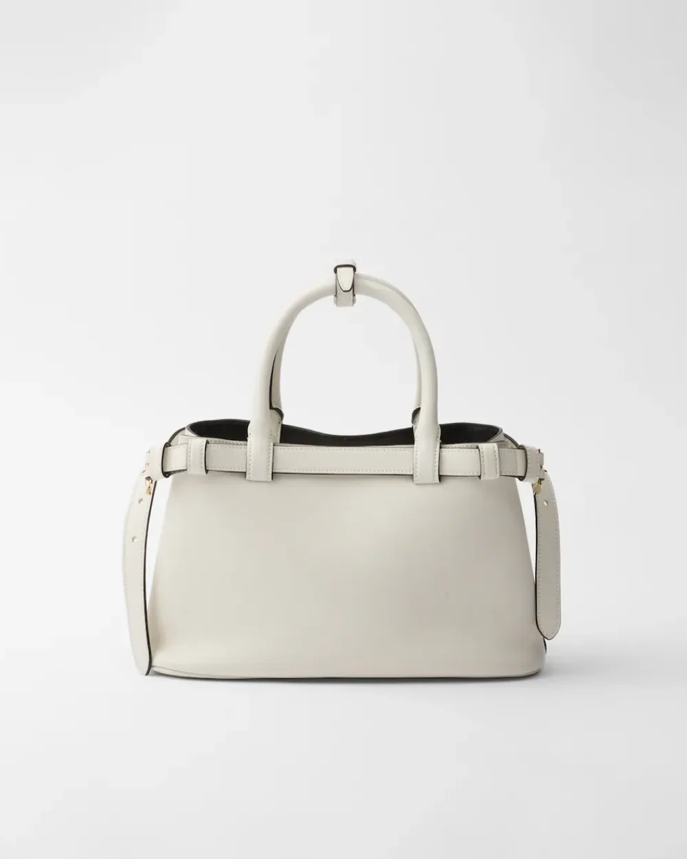 Mujer Prada PRADA BUCKLE|BOLSOS CON ASA SUPERIOR^Bolso Pequeño De Piel Buckle Con Doble Cinturón