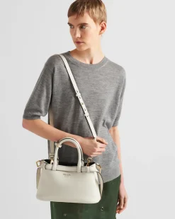 Mujer Prada PRADA BUCKLE|BOLSOS CON ASA SUPERIOR^Bolso Pequeño De Piel Buckle Con Doble Cinturón