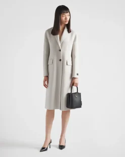 Mujer Prada BOLSOS CON ASA SUPERIOR|BOLSOS CON ASA SUPERIOR^Bolso Pequeño De Piel Saffiano Panier
