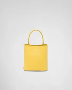 Mujer Prada BOLSOS CON ASA SUPERIOR|BOLSOS CON ASA SUPERIOR^Bolso Pequeño De Piel Saffiano Panier