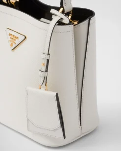 Mujer Prada BOLSOS CON ASA SUPERIOR|BOLSOS CON ASA SUPERIOR^Bolso Pequeño De Piel Saffiano Panier