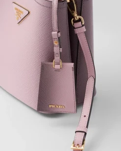 Mujer Prada BOLSOS CON ASA SUPERIOR|BOLSOS CON ASA SUPERIOR^Bolso Pequeño De Piel Saffiano Panier