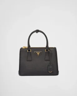 Mujer Prada PRADA GALLERIA|BOLSOS CON ASA SUPERIOR^Bolso Pequeño Galleria De Piel Saffiano