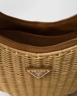 Mujer Prada PRADA ARQUE’|PRADA SUMMER BAGS^Bolso Arqué De Tejido Trenzado Y Piel