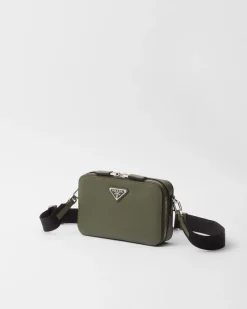 Hombre Prada BOLSOS MENSAJEROS^Bolso Brique De Piel Saffiano