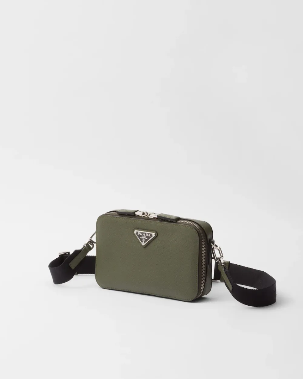 Hombre Prada BOLSOS MENSAJEROS^Bolso Brique De Piel Saffiano
