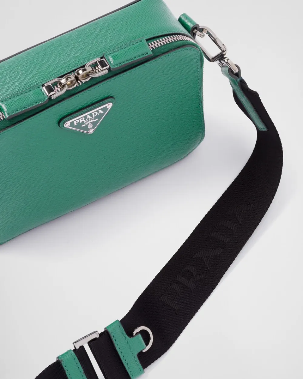 Hombre Prada BOLSOS MENSAJEROS^Bolso Brique De Piel Saffiano