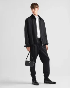 Hombre Prada BOLSOS MENSAJEROS^Bolso Brique De Piel Saffiano
