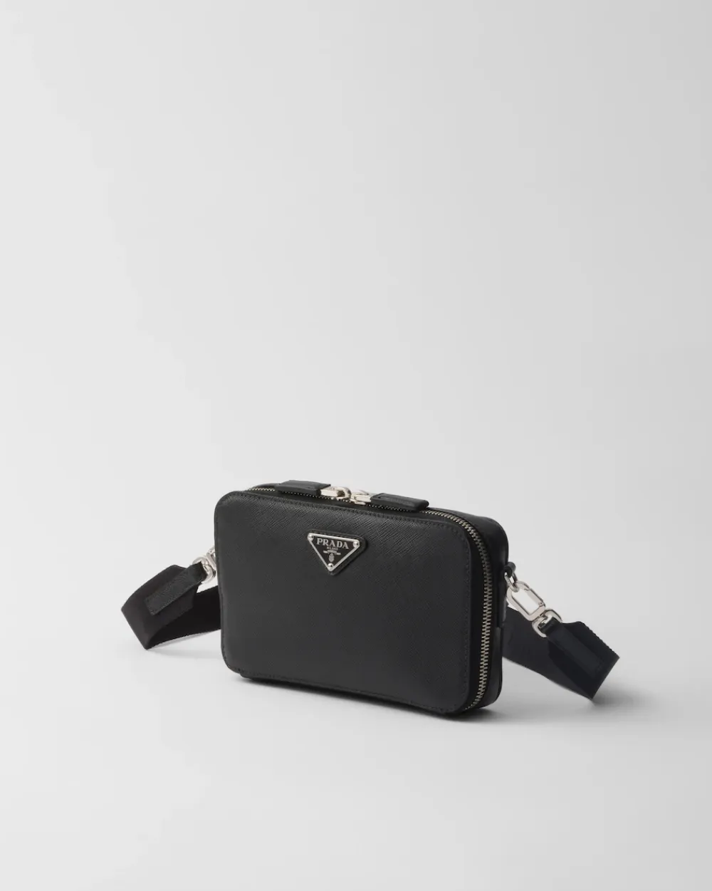 Hombre Prada BOLSOS MENSAJEROS^Bolso Brique De Piel Saffiano