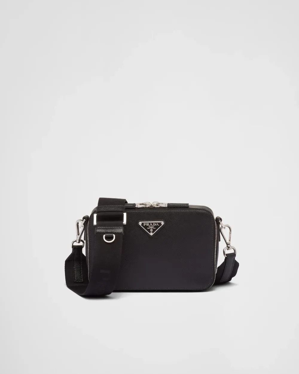 Hombre Prada BOLSOS MENSAJEROS^Bolso Brique De Piel Saffiano
